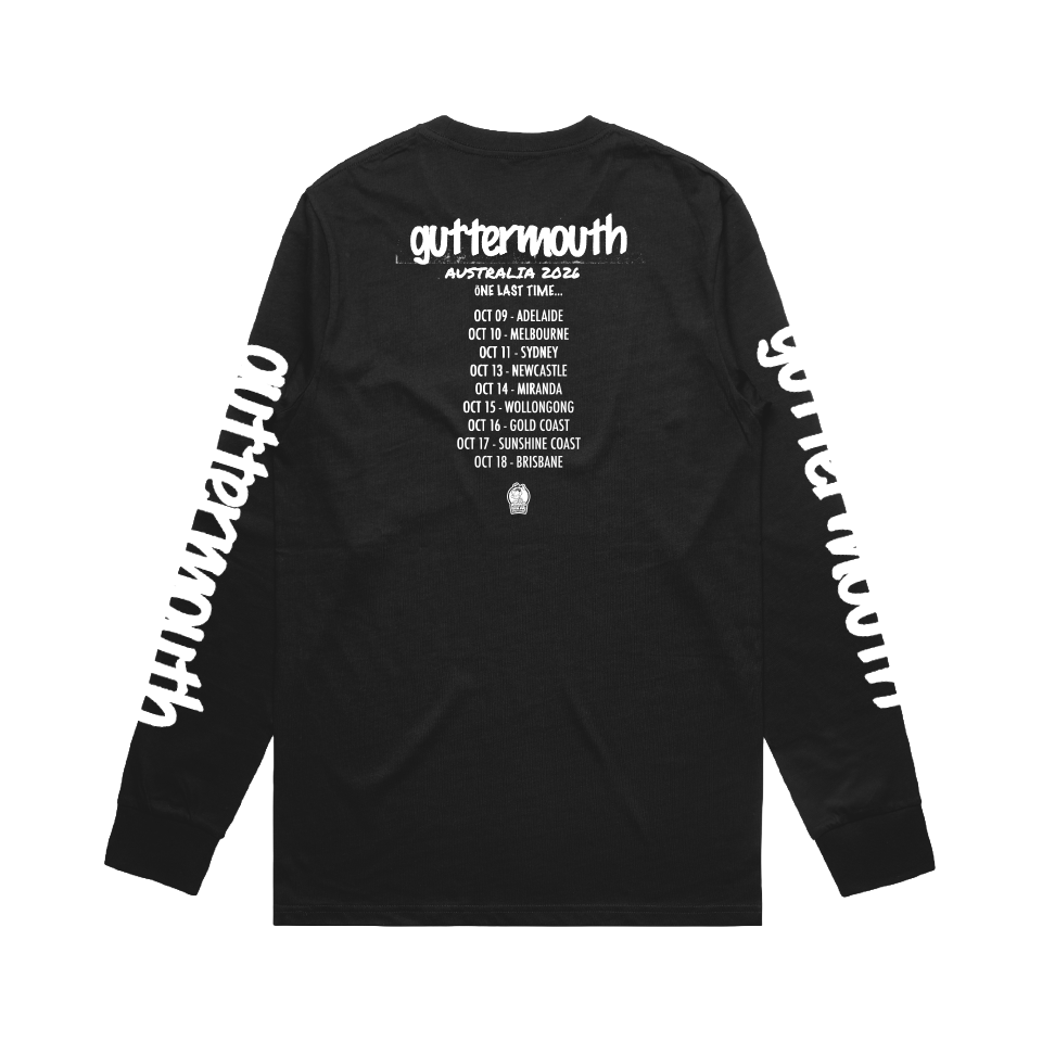 Guttermouth - Black AU 2026 Tour Longsleeve