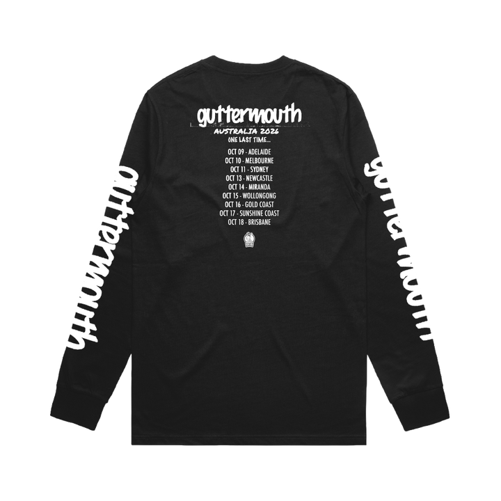 Guttermouth - Black AU 2026 Tour Longsleeve