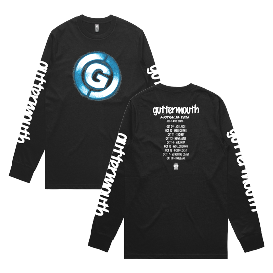 Guttermouth - Black AU 2026 Tour Longsleeve