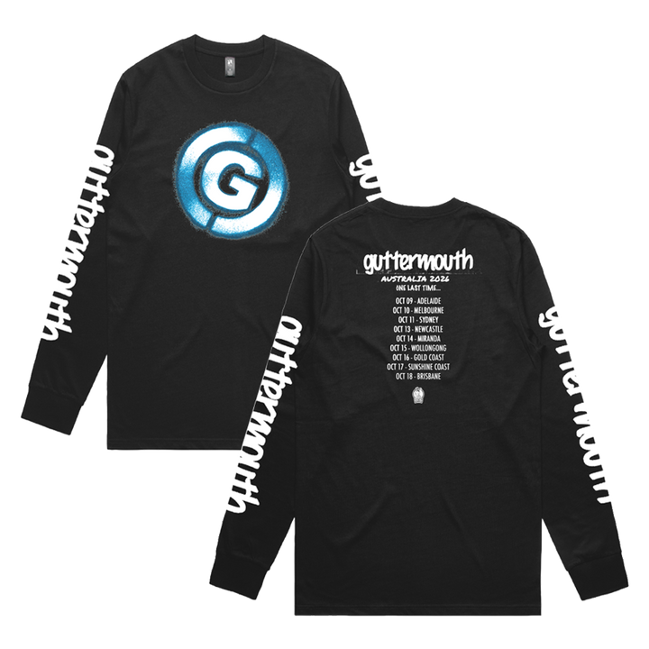 Guttermouth - Black AU 2026 Tour Longsleeve