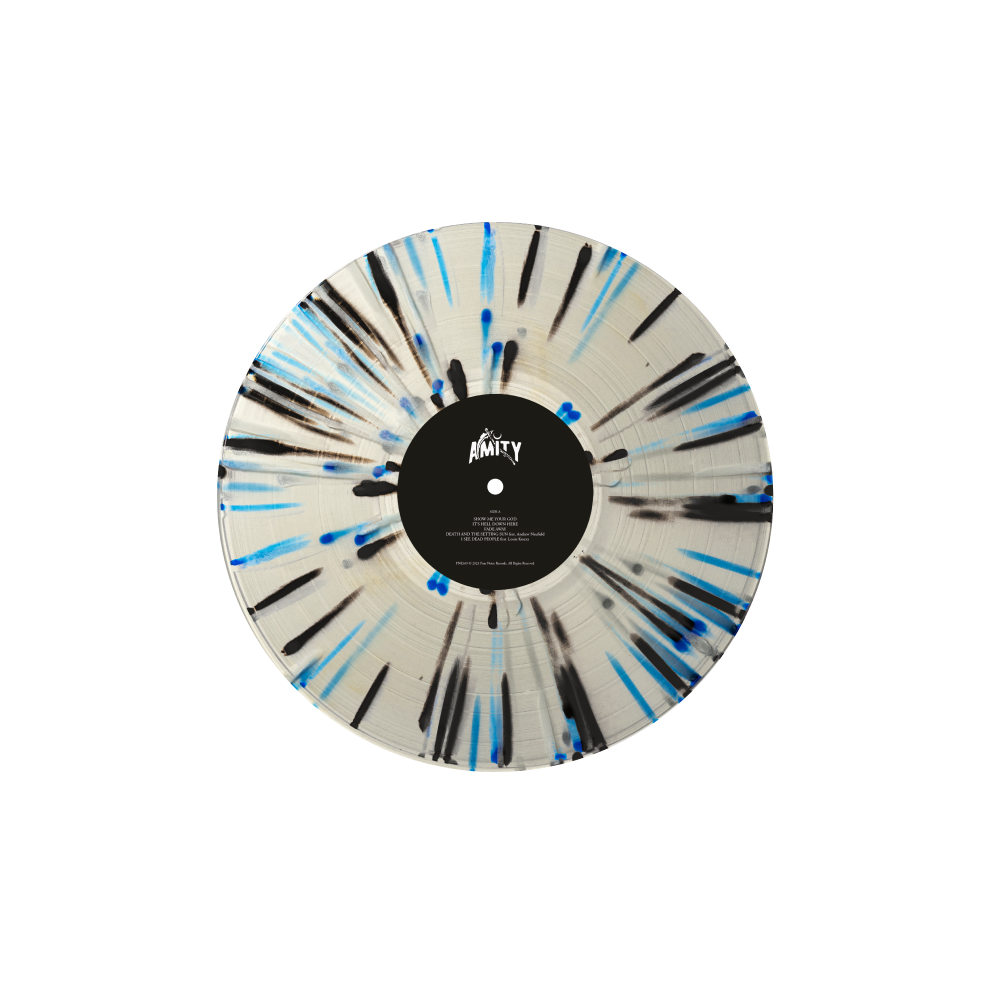 Not Without My Ghosts 12" Vinyl (Clear w/ Heavy Blue &amp; Black Splatter)