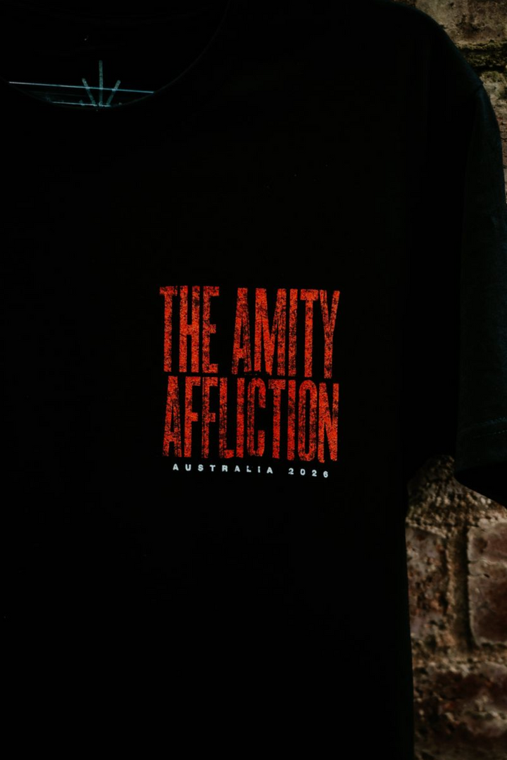 The Amity Affliction - Tour Tee - Black - AUS Tour 2026