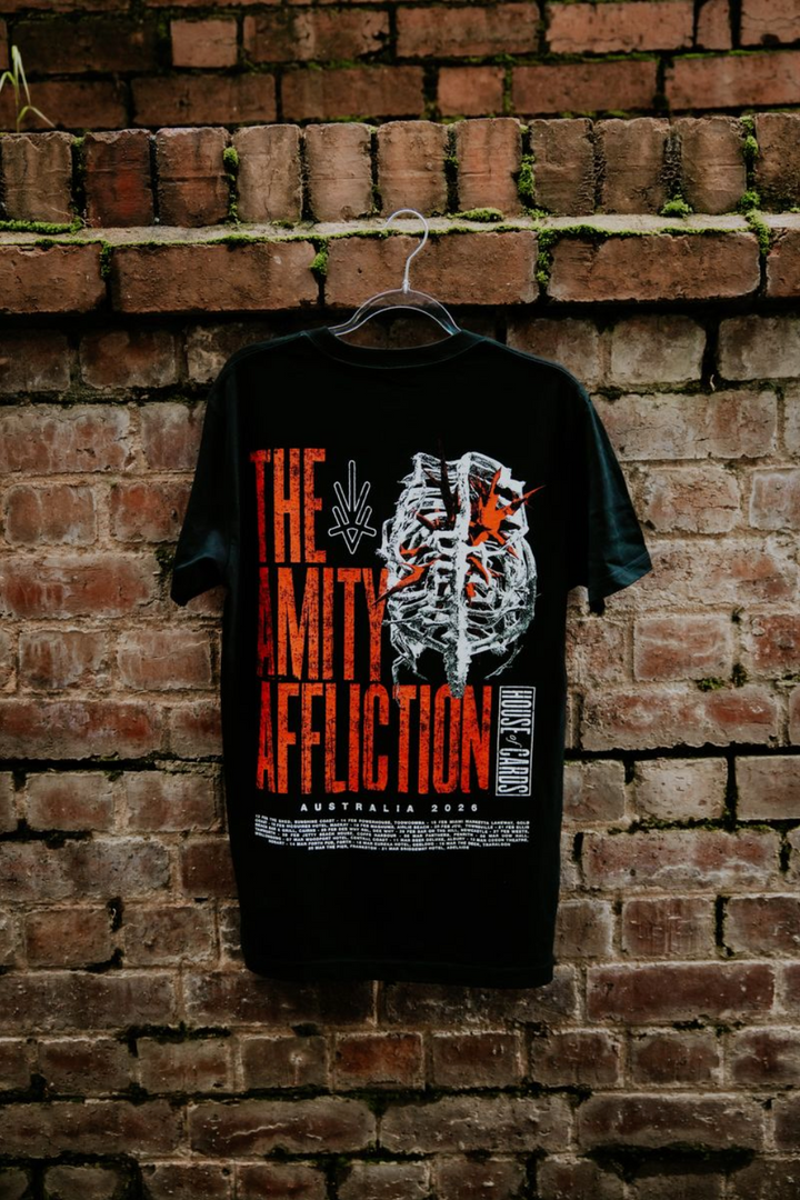 The Amity Affliction - Tour Tee - Black - AUS Tour 2026