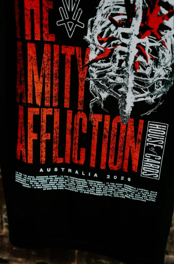 The Amity Affliction - Tour Tee - Black - AUS Tour 2026