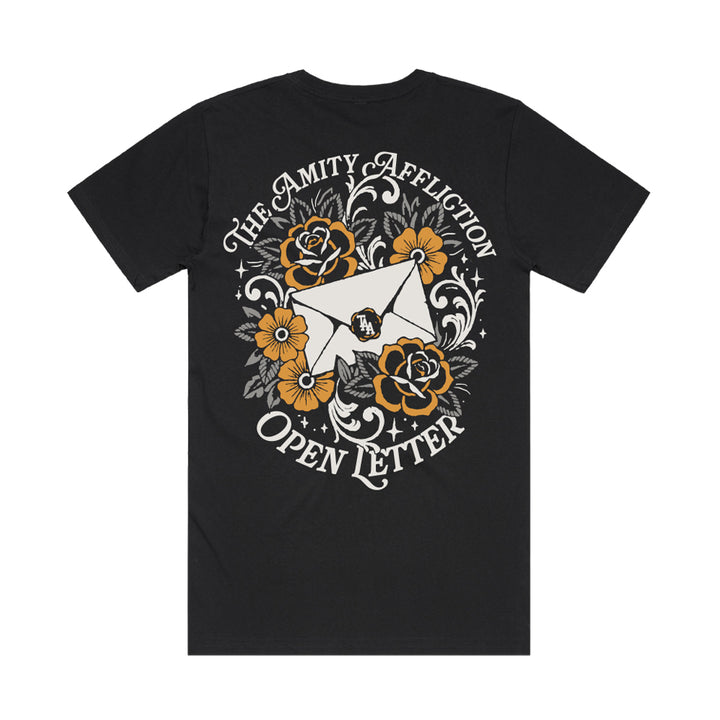 The Amity Affliction - OPEN LETTER - Black Tee