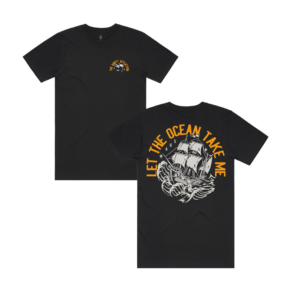 The Amity Affliction - LET THE OCEAN TAKE ME - Black Tee