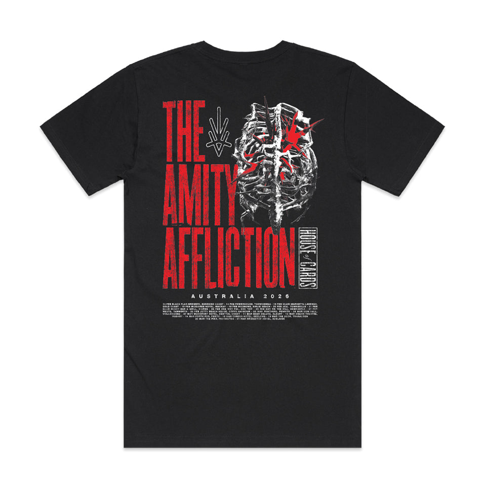 Amity Tour Tee - Black - AUS Tour 2026