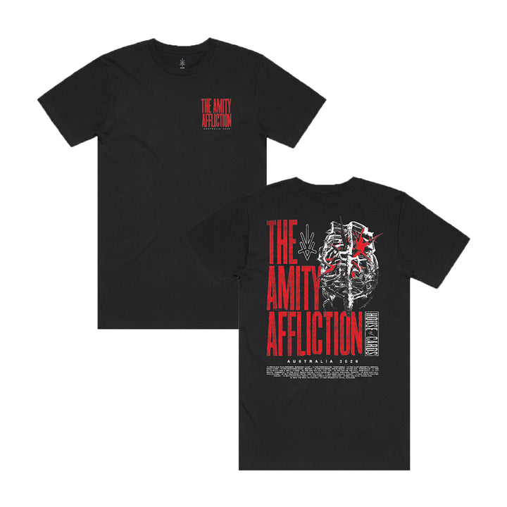 Amity Tour Tee - Black - AUS Tour 2026