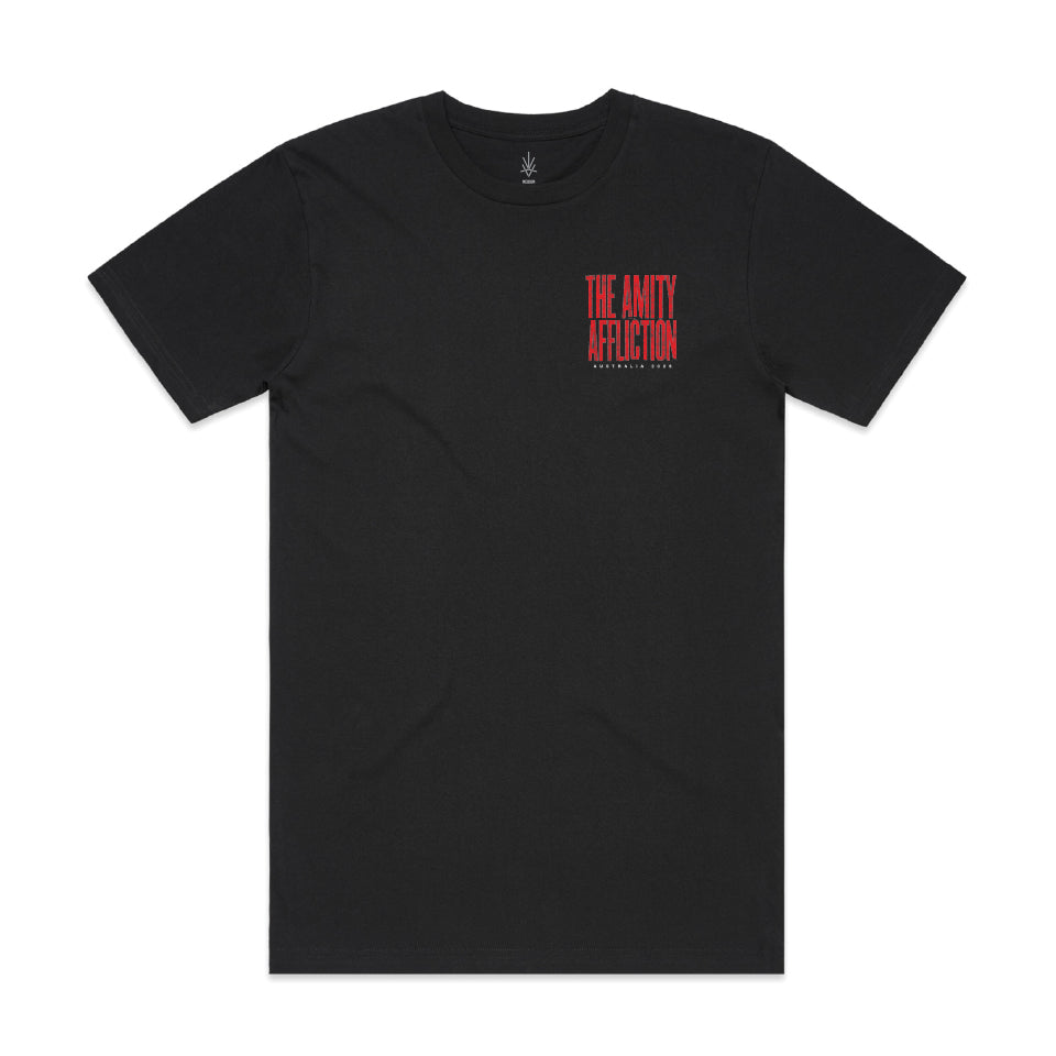 Amity Tour Tee - Black - AUS Tour 2026