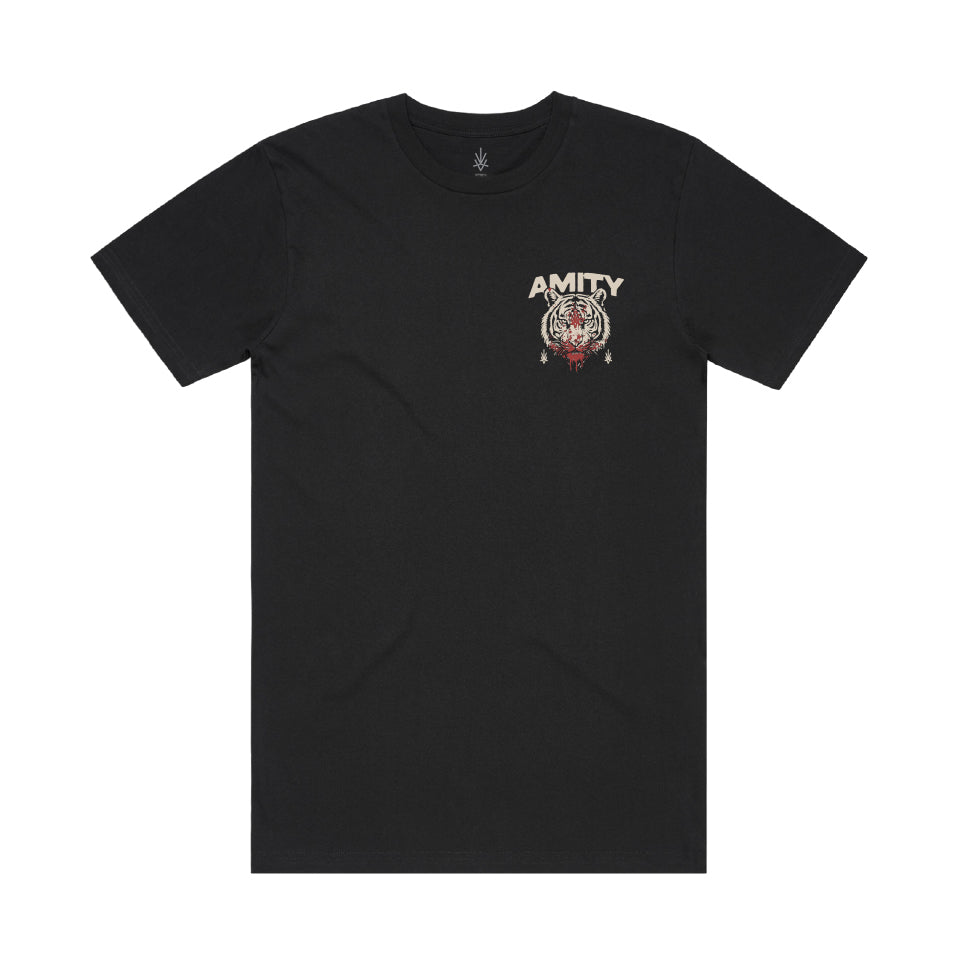 The Amity Affliction - WHITE TIGER - Black Tee